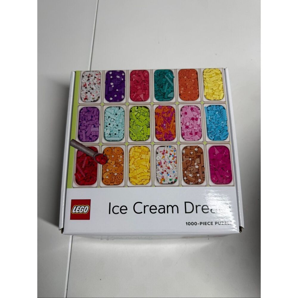 LEGO "Ice Cream Dream" - Chronicle Books 1000 Piece Jigsaw Puzzle Open Box